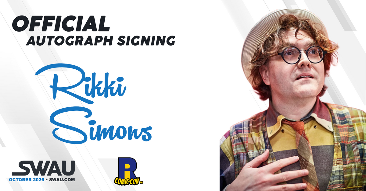 Rikki Simons Autograph Signing - Rhode Island Comic Con 2026