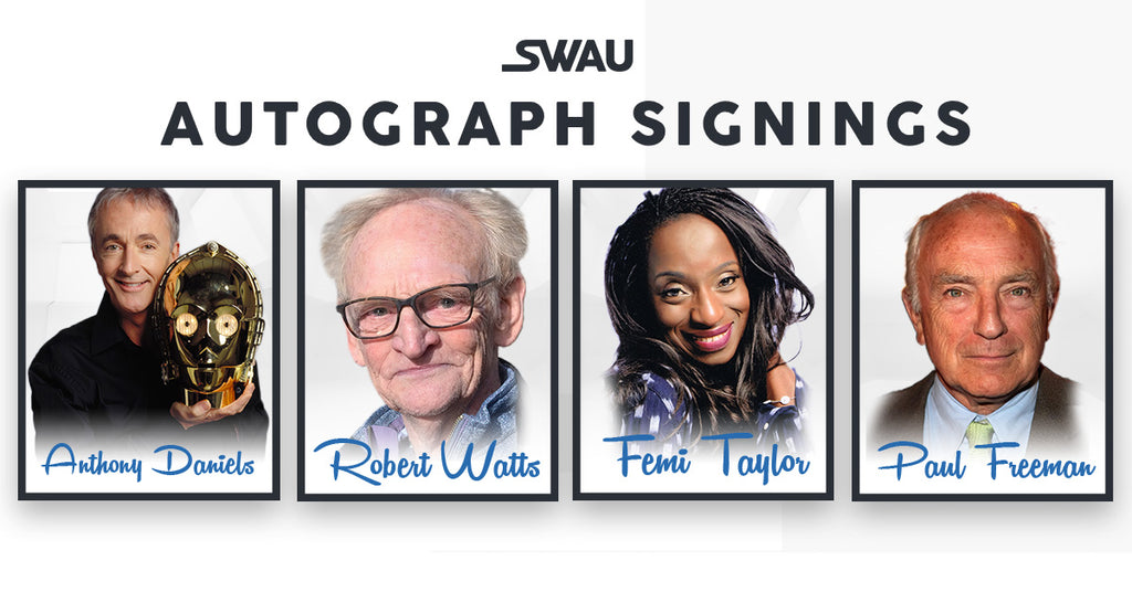 Anthony Daniels, Robert Watts, Femi Taylor, & Paul Freeman to Sign for SWAU!