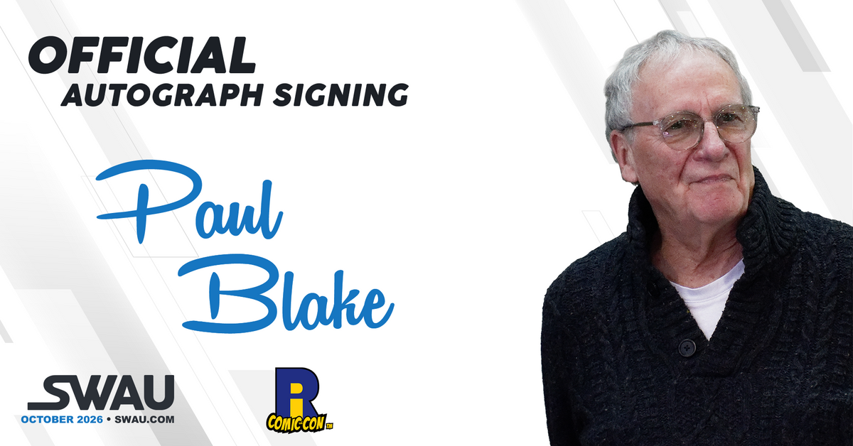 Paul Blake Autograph Signing - Rhode Island Comic Con 2026