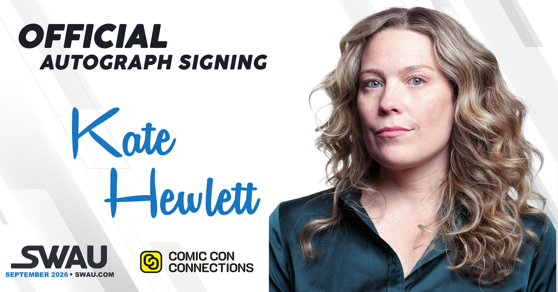 Kate Hewlett Autograph Signing Comic Con Connections 2026