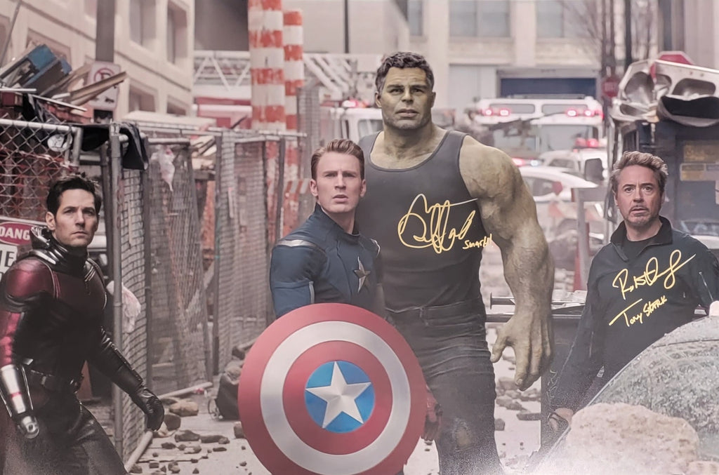 Robert Downey Jr. & Mark Ruffalo Signed 20x30 Photo - SWAU Authenticated - SWAU