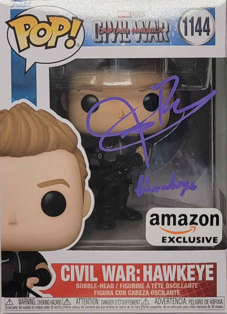 Jeremy Renner Signed Funko POP! - SWAU Authenticated - SWAU