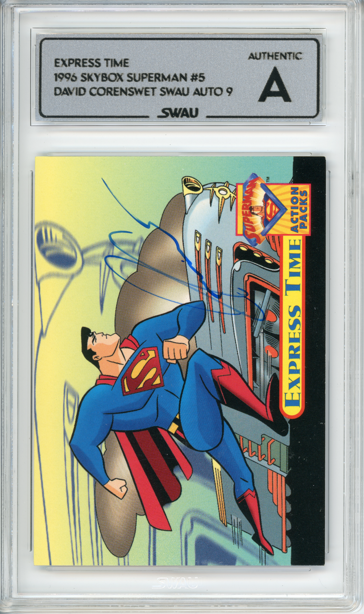 David Corenswet Signed Trading Card - SWAU Authenticated & Encapsulated - SWAU
