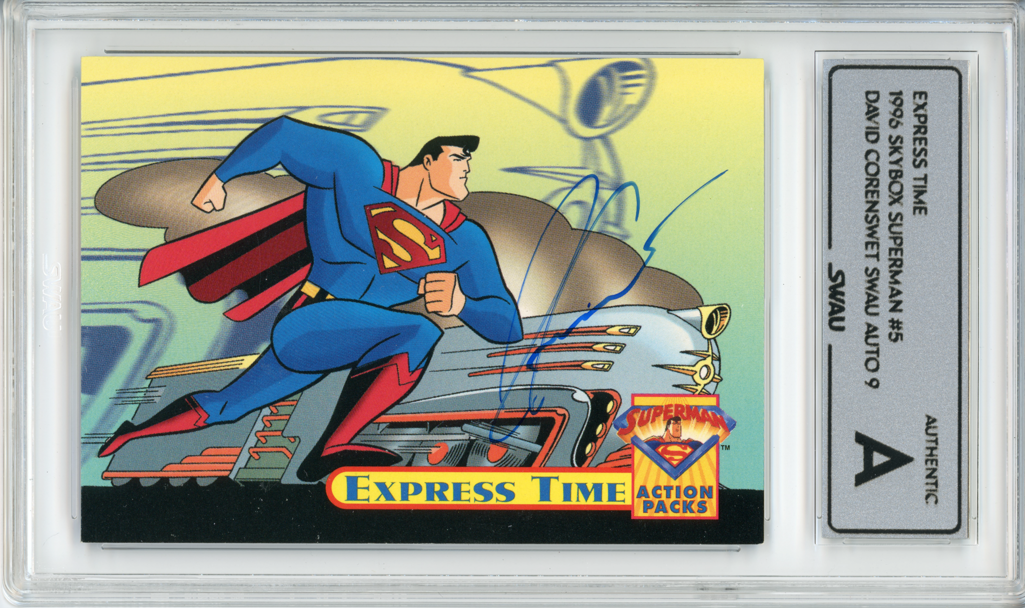David Corenswet Signed Trading Card - SWAU Authenticated & Encapsulated - SWAU
