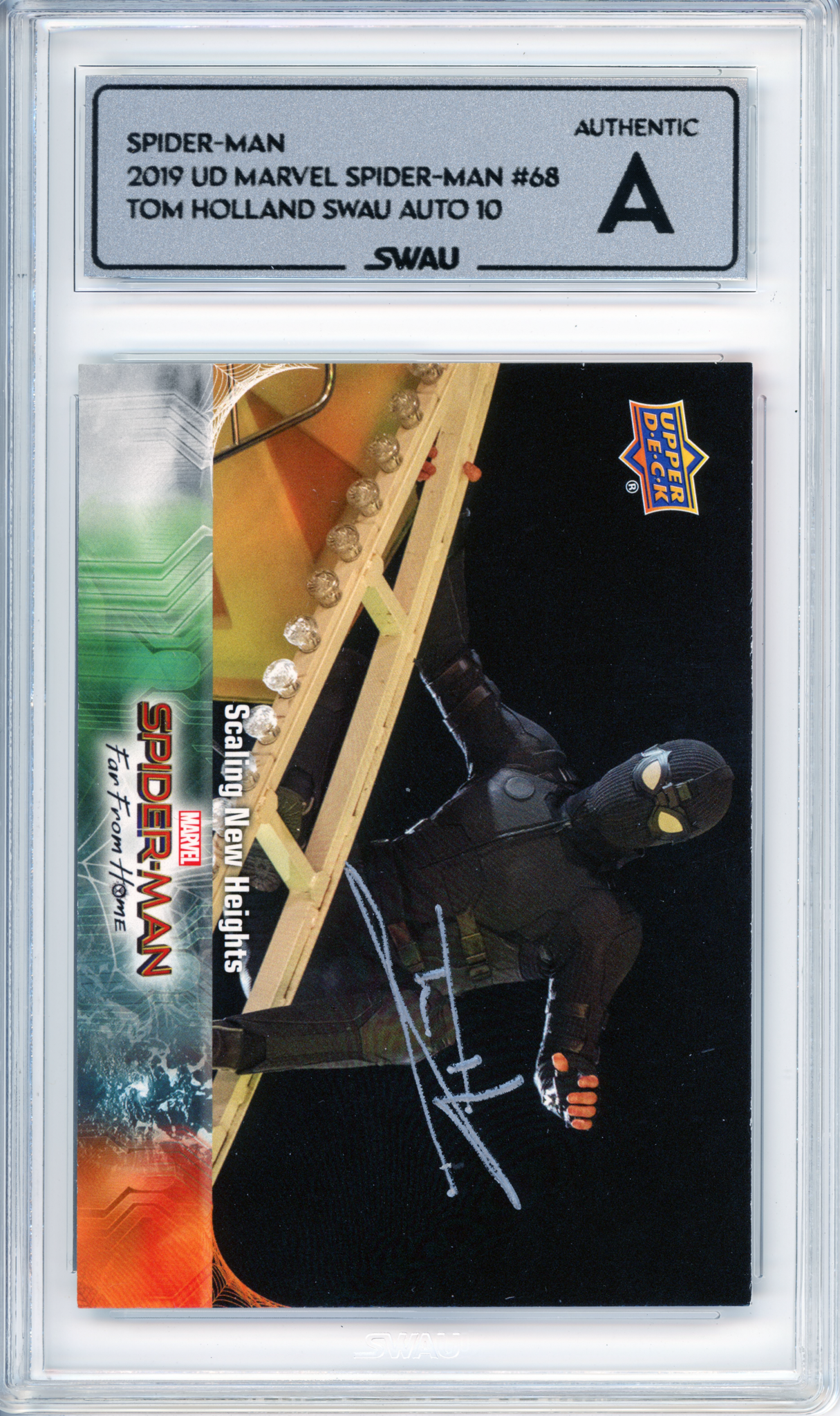 Tom Holland Signed Trading Card - SWAU Authenticated & Encapsulated - SWAU