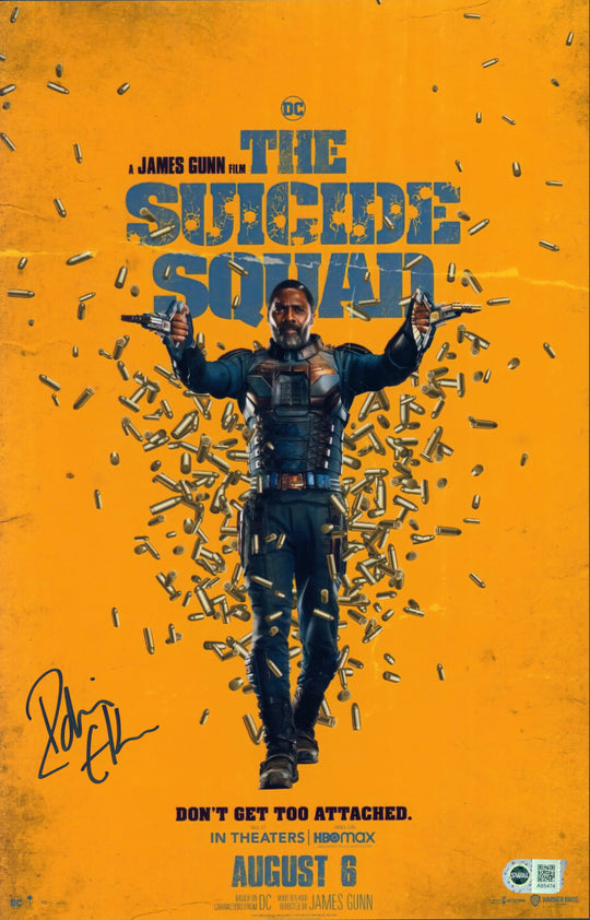 Idris Elba Signed 11x17 Photo - SWAU Authenticated