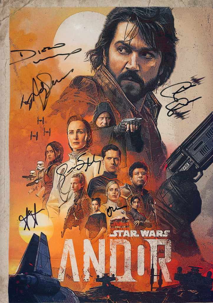 Andor Cast Signed 12x18 Photo - SWAU Authenticated - SWAU