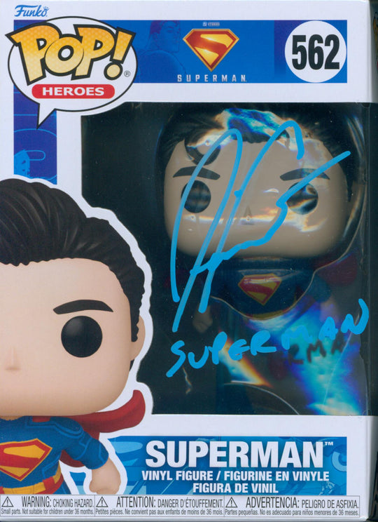 David Corenswet Signed Funko POP! - SWAU Authenticated