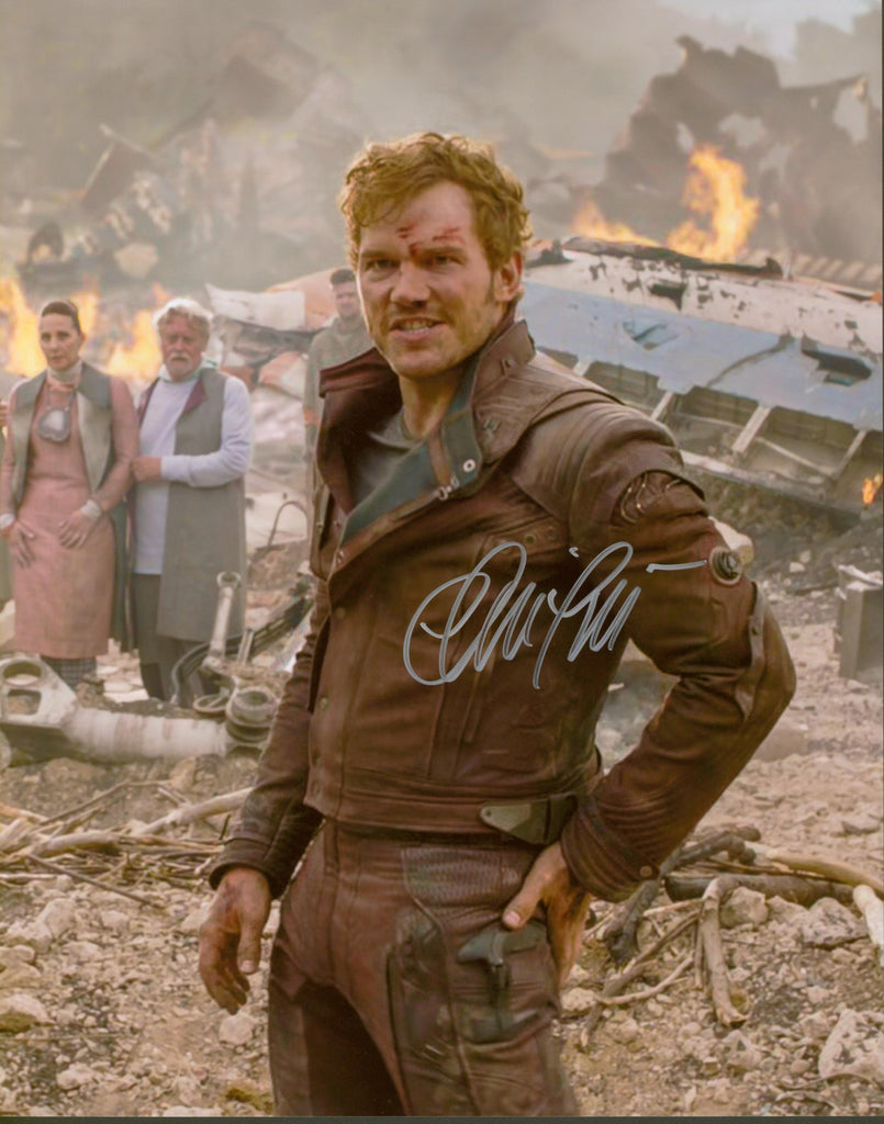 Chris Pratt Signed 11x14 Photo - SWAU Authenticated - SWAU